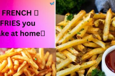 French Fries Recipe - Homemade crispy French Fries Recipe #frenchfriesrecipeathome #French fries