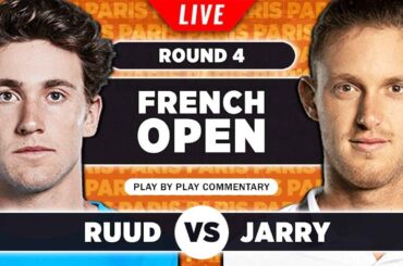 RUUD vs JARRY | French Open 2023 | LIVE Tennis Play-by-Play Stream