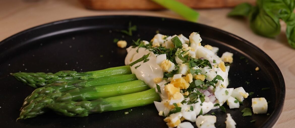 Here we go with the new recipe of asparagus from the French head chef !