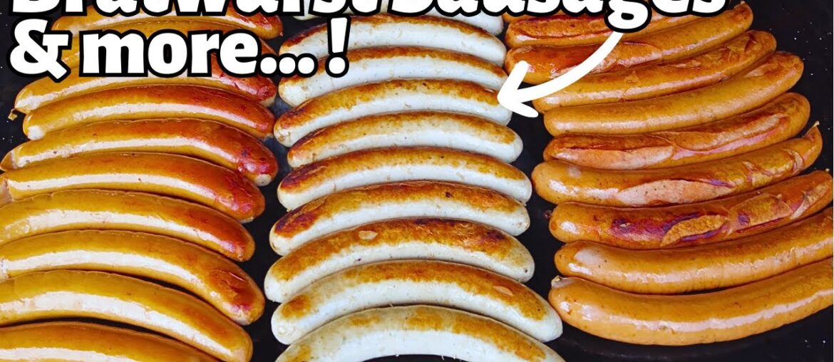 JUMBO German BRATWURST Sausages! | + EPIC Cheese from France, Italy, England & More! | Street Food