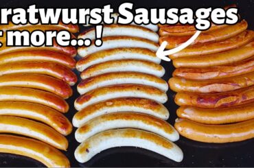 JUMBO German BRATWURST Sausages! | + EPIC Cheese from France, Italy, England & More! | Street Food