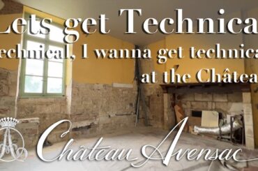 New infrastructure mains have been installed and now we have to hide them. At Chateau Avensac