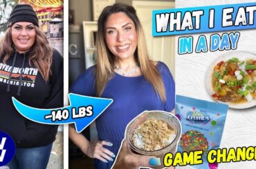 WHAT I EAT IN A DAY ON WW TO LOSE 140 POUNDS - GAME CHANGER!! - HAWAIIAN CHICKEN & RICE!