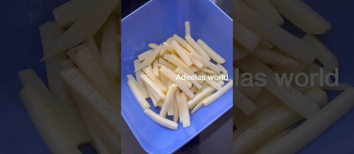 Homemade crispy French fries #frenchfries #homemade #shorts #trending