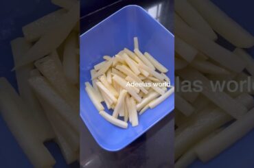 Homemade crispy French fries #frenchfries #homemade #shorts #trending