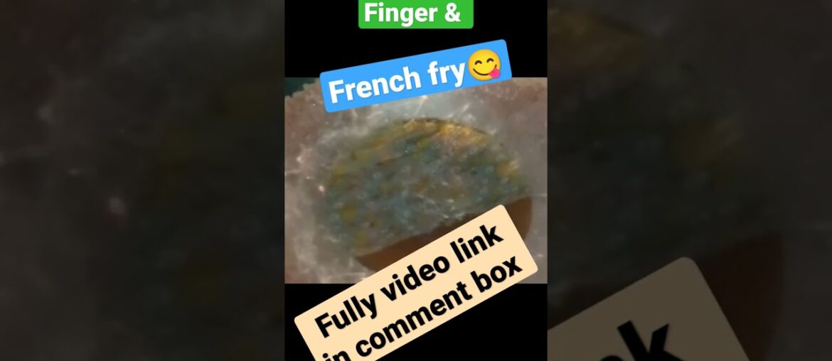 finger& French fry  jat pat banaye vo bhi ghar me #resturent style #ytshort #trending #viral #short