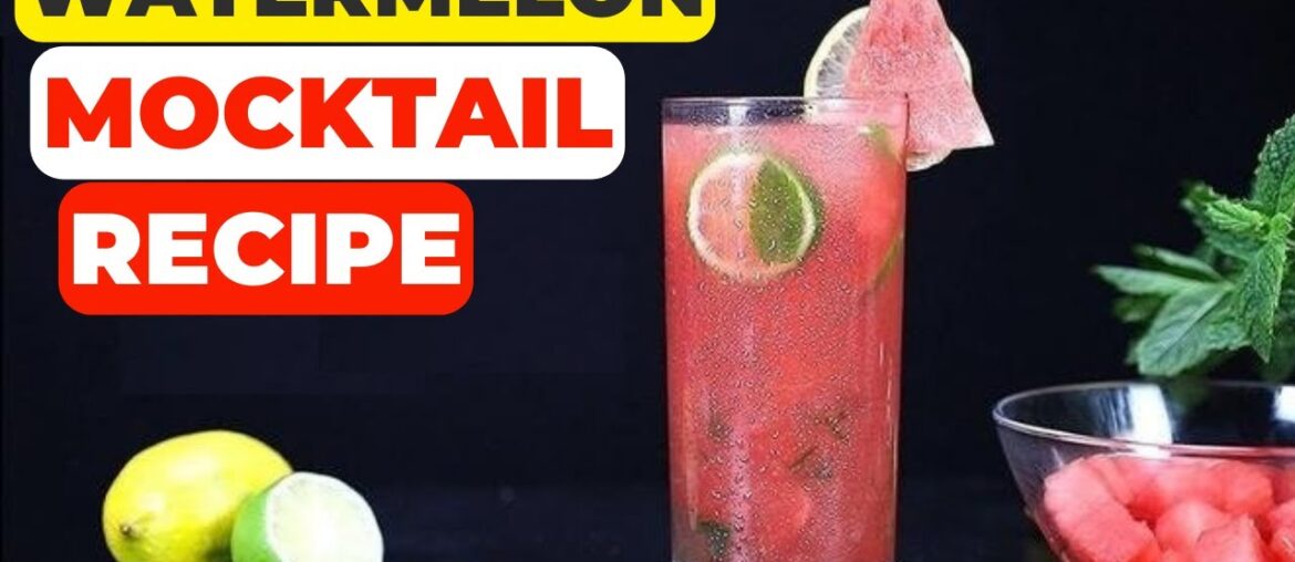 Watermelon Mojito ! Watermelon Mocktail Recipe | Public Food Secrets