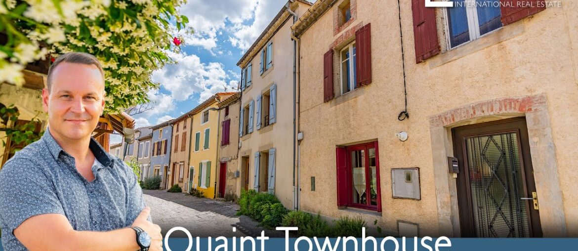 Gorgeous Townhouse with a Garden and Outbuilding in the Heart of Bram in the South of France