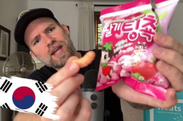 ASMR Trying South Korean Snacks
