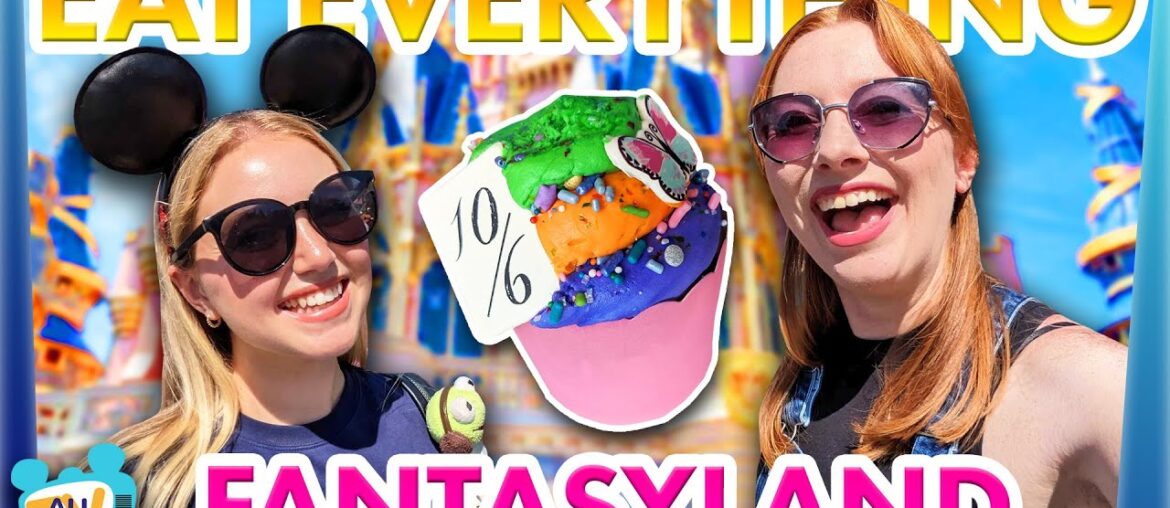 Disney World FOOD CHALLENGE -- Fantasyland