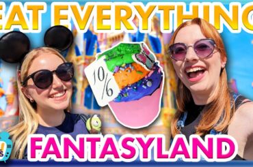 Disney World FOOD CHALLENGE -- Fantasyland