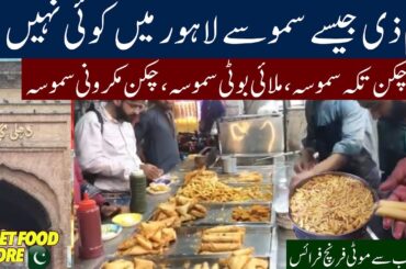 Samosa | Chicken Samosa | Vegetable Spring Roll | French Fries | Street food Lahore | Pakistan