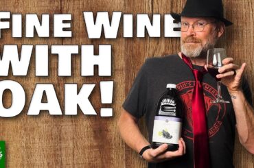 We Oaked Our "Fine" Homemade Grape Juice  Wine