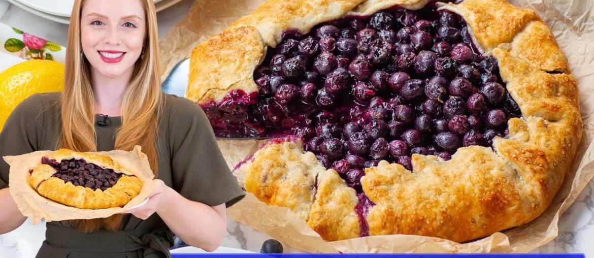 Easy Lemon Blueberry Galette Recipe | The Best Blueberry Pie! Easy Lemon Blueberry Galette Recipe | The Best Blueberry Pie!