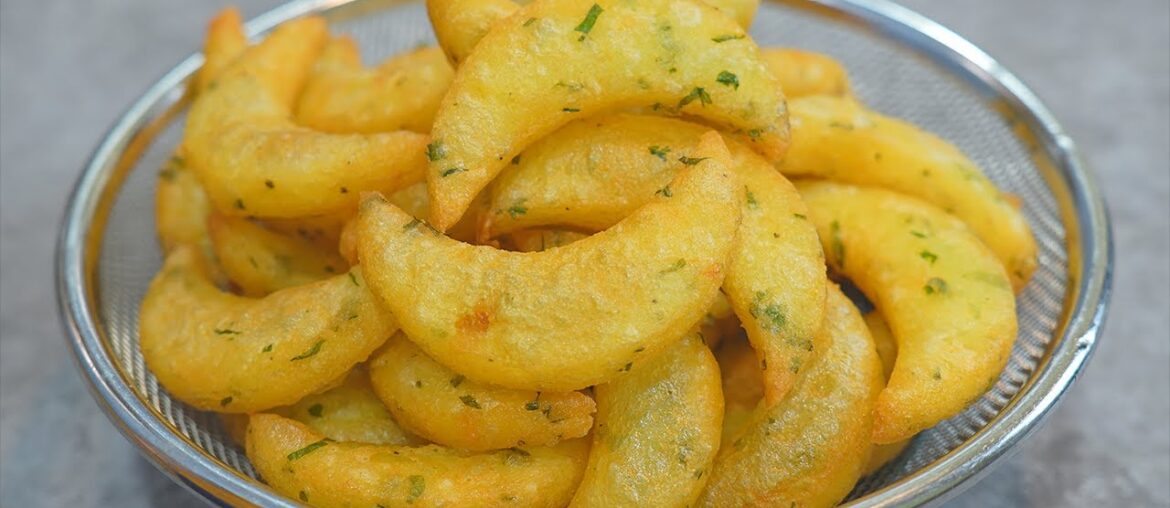 Amazing Potato Recipes ! Semicircle Potatoes ! Crispy French Fries Amazing Potato Recipes ! Semicircle Potatoes ! Crispy French Fries