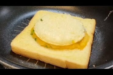 SUPER EASY  EGG IN A HOLE SANDWICH |FRENCH TOAST RECIPE