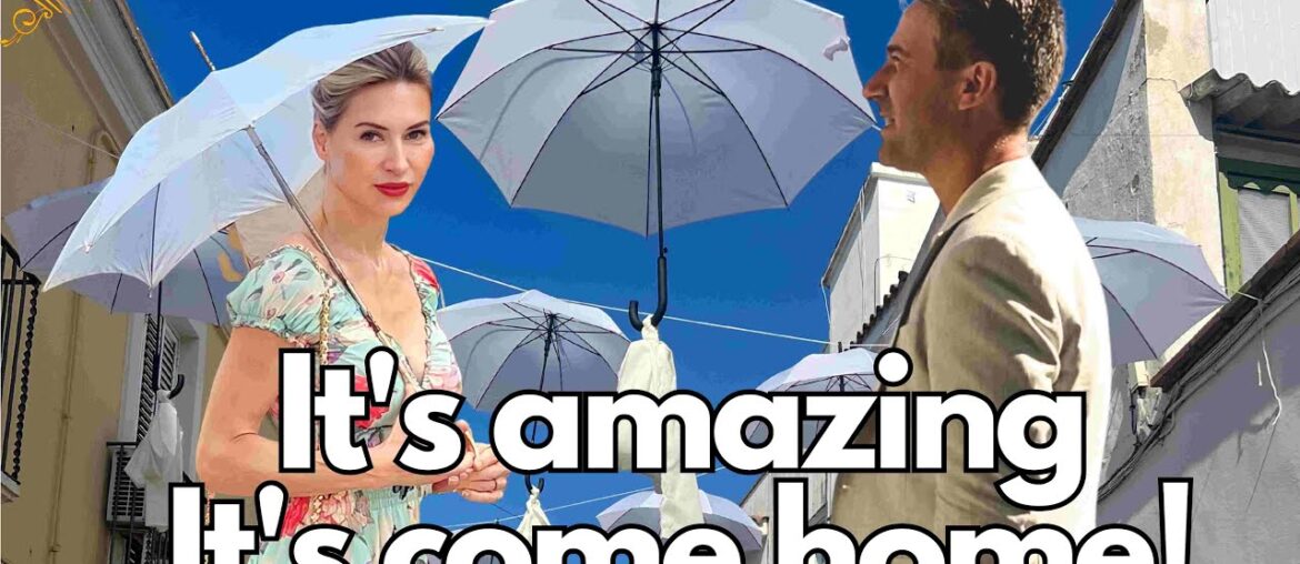 An unbelievable festival right outside our mansion!