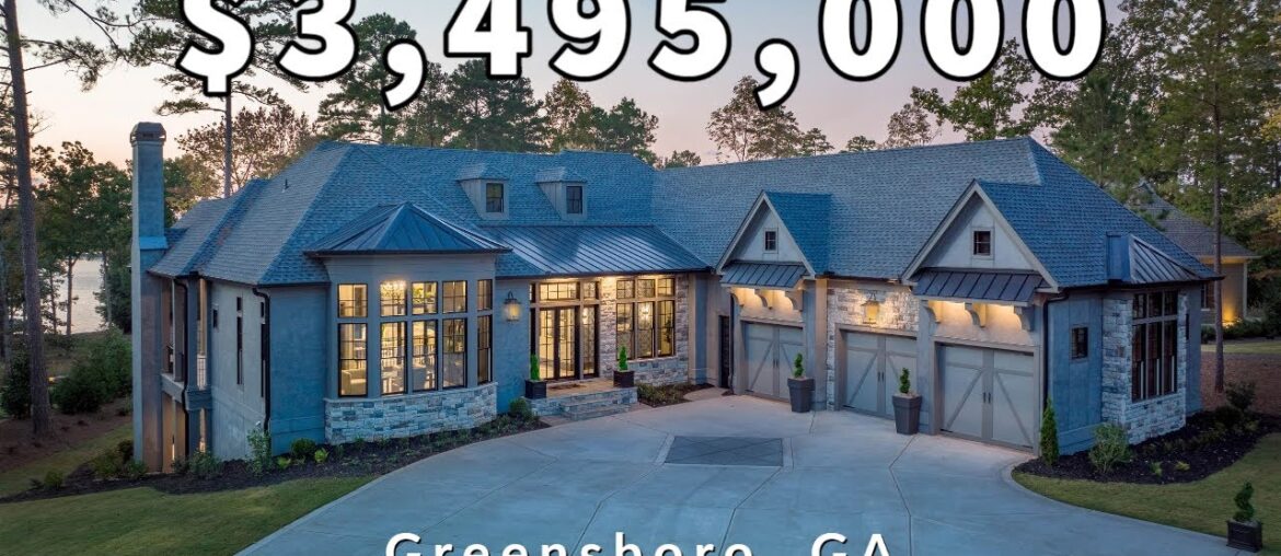 Inside the MOST Luxurious Home on Lake Oconee