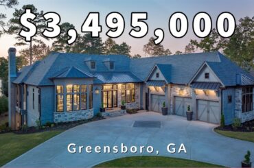 Inside the MOST Luxurious Home on Lake Oconee