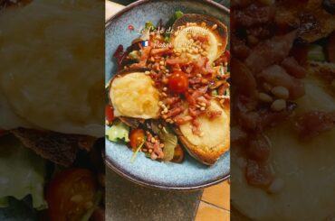 Classic french food in little restaurant #parisvibes #parisfood