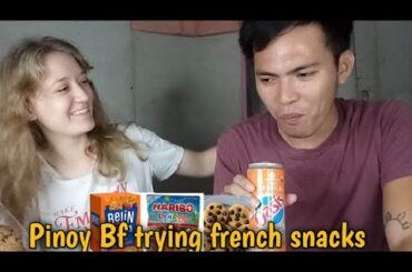 MY PINOY BOYFRIEND TRIES FRENCH SNACKS FOR THE FIRST TIME