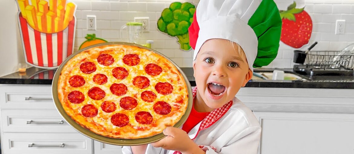 Chris and Mom learn to cook pizza