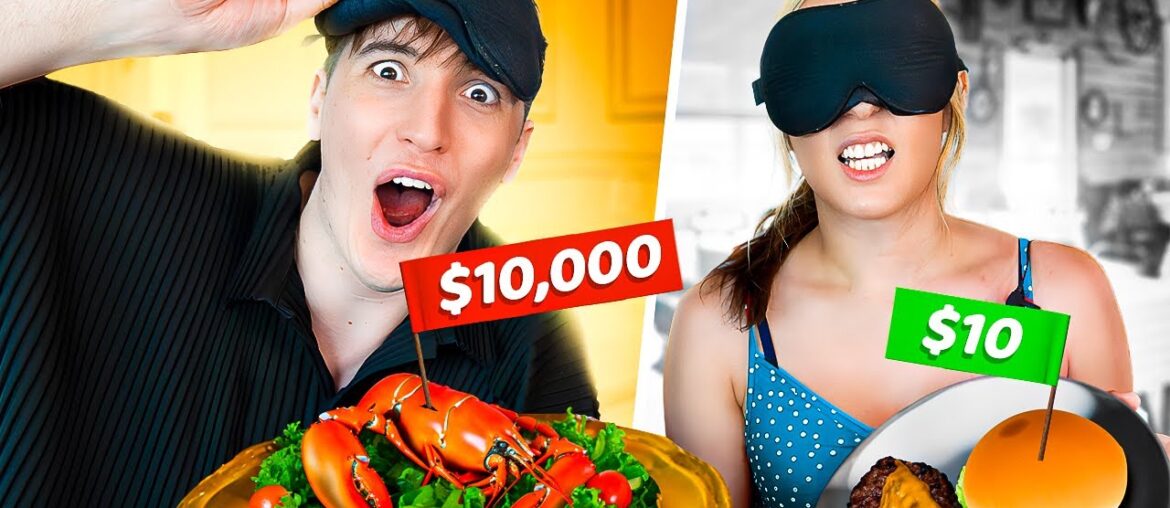Cheap VS Expensive Food Challenge With My Girlfriend!
