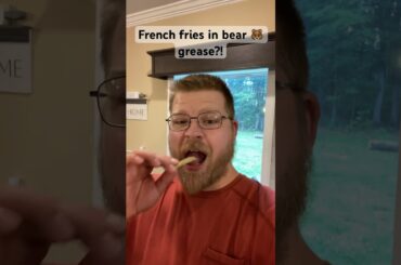Best French fries ever! Hunt your food! #beargrease #bearhunting #food #friedfood #shorts #hunting