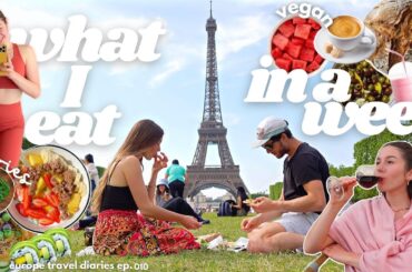 what i eat in a week in France | Paris travel ( vegan )