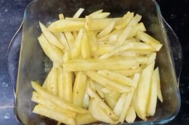 How To Make FRENCH FRIES in an AIR FRYER by chef Farah #viral #yt #airfryer