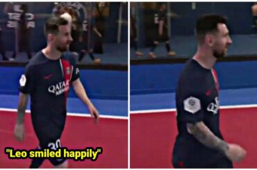 Lionel Messi's reaction after his last game with PSG ended