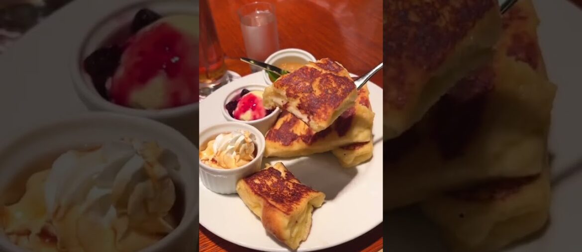 French toast, which is said to be the most delicious in Tokyo, is too delicious #gourmet #japanfood