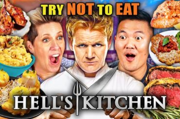 Try Not To Eat - Hell's Kitchen (Veal Scallopini, Pumpkin Risotto, Lamb Chops)