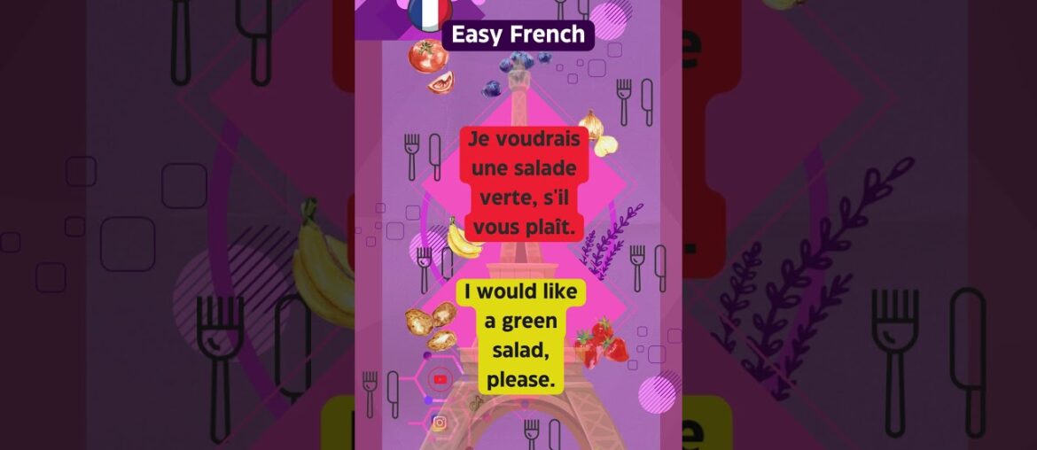 French Food and Dining: Essential Phrases for Beginners.