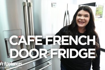 Cafe 23.1 Cu. Ft. Counter Depth French Door Fridge (Model # CXE22DP2PS1)