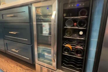 NewAir 18 Bottle 60 Can French Door Wine & Beverage Cooler