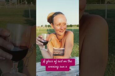 A lovely French red in the evening sun. #wine #relax #france #sun #vanlife #vanlifers #familyvanlife