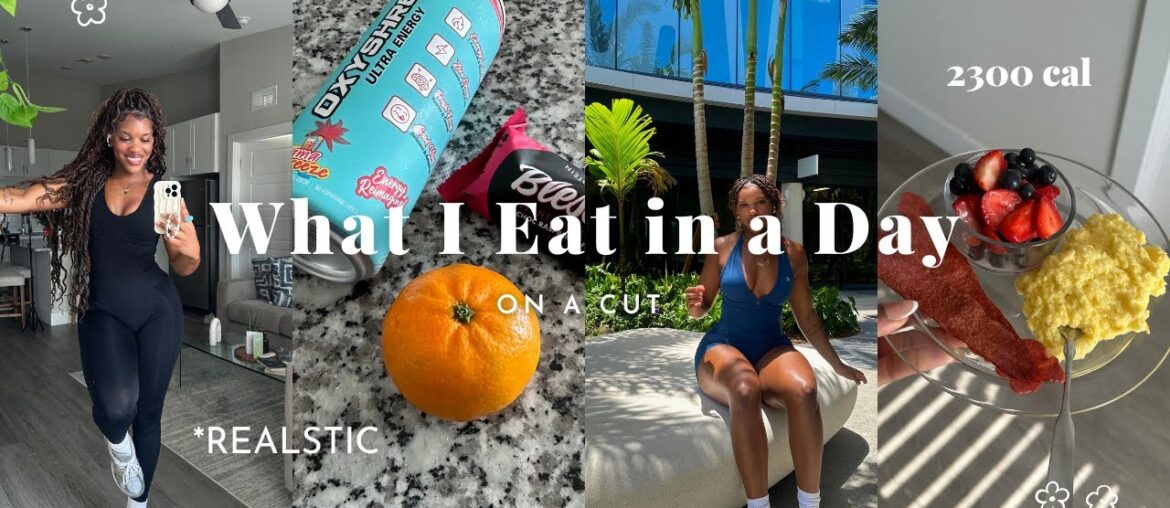 WHAT I EAT IN A DAY FOR FAT LOSS | 2,300 calories, easy *realistic meals, high protein, supplments WHAT I EAT IN A DAY FOR FAT LOSS | 2,300 calories, easy *realistic meals, high protein, supplments