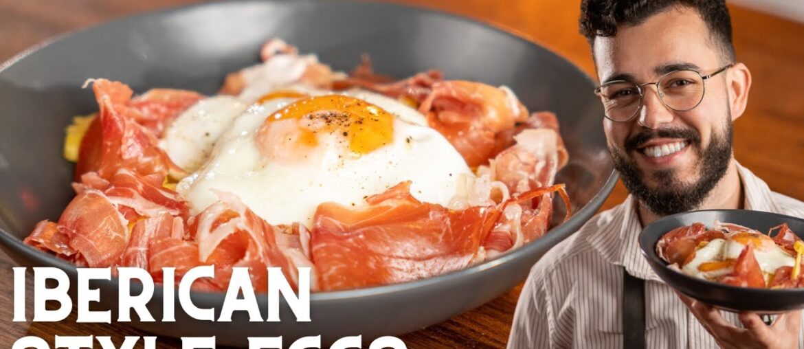 3 INGREDIENT RECIPE!! Eggs, Iberian Prosciutto and French Fries