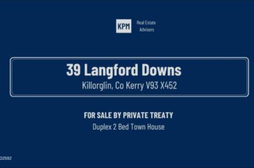39 Langford Downs, Killorglin, Co Kerry V93 X452