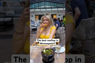 The best rooftop in Minneapolis! Craft cocktails, French fare, city views at Blondette. #minneapolis