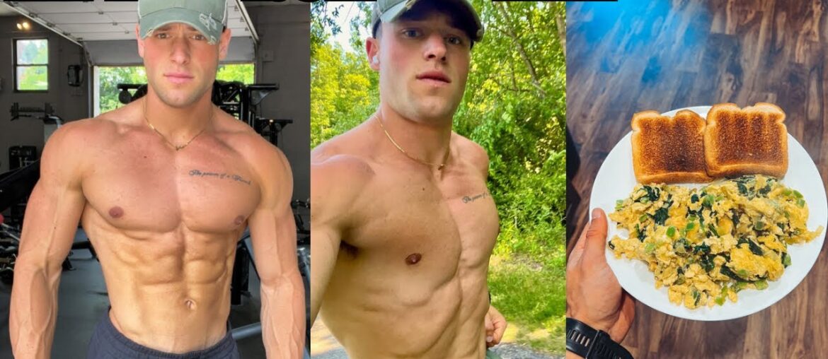 INSANE DAY OF TRAINING + EATING| HYBRID ATHLETE 1.5 WEEKS OUT FROM BODYBUILDING SHOW| 1800 CALORIES