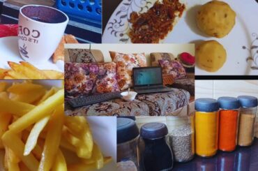 Daily Vlog Restaurant style fries at home#vlog