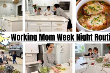Working Mom Week Night Routine || Orthodox Jewish Living @SonyasPrep