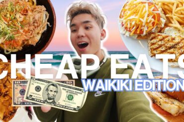 If You Love CHEAP EATS - WATCH THIS!! (Waikiki Hawaii Food Tour)