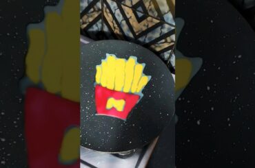 French Fries Pancake Art | Pancake Recipe | Pancake Art #trending #ytshort #chatorinikki #shorts