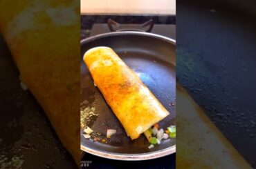 Schezwan French fries Dosa #ritusculinaryarts #shorts #streetfood