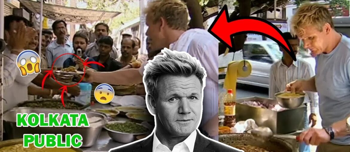GORDON RAMSAY in KOLKOTA Streets Serving Food | PEOPLE REACTION ON GORDON RAMSAY | DELICIOUS RECIPE