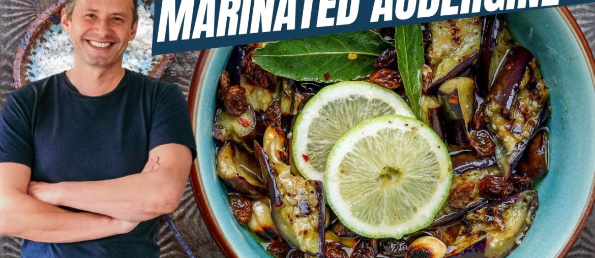 Grilled marinated Aubergines Recipe: Irresistible summer Delight!