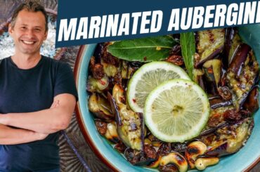 Grilled marinated Aubergines Recipe: Irresistible summer Delight!